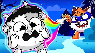 Baby Monsters Lost Their Colours Song 🌈 Funny Kids Songs 😻🐨🐰🦁 And Nursery Rhymes by Baby Zoo [upl. by Airalav]