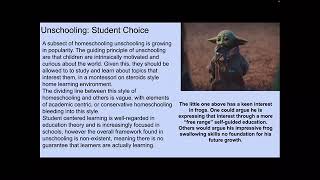 Bias in Research Homeschooling [upl. by Lytsirk]