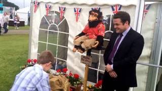 Chalkie the Chimp at the Lincolnshire Show 2016 [upl. by Nottap]