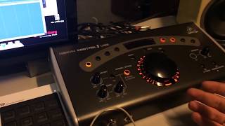 Behringer Xenyx Control1 USB in my studio review Please SUBRSCIBE to my channel [upl. by Liesa916]