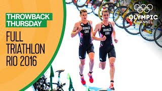 FULL Mens Triathlon  Rio 2016 Replay  Throwback Thursday [upl. by Ellennaj866]