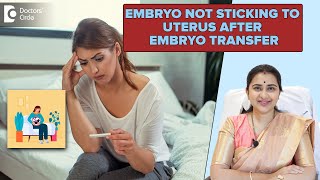 IVF  Why Embryos DONT STICK to Uterus After EMBRYO TRANSFER   Dr Sneha Shetty  Doctors Circle [upl. by Haraf728]