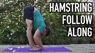 15 Minute Hamstring Flexibility Routine FOLLOW ALONG [upl. by Locklin]