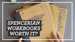 SPENCERIAN WORKBOOKS  Worth It  Spencerian System of Practical Penmanship Review [upl. by Nitsyrk]