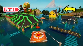 I made flooded Greasy grove in Fortnite Creative [upl. by Kylynn]