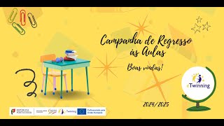 Campanha de regresso às aulas  eTwinning 2024 [upl. by Nyrac131]