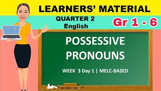 POSSESSIVE PRONOUN  English Lesson for Gr 1  6 [upl. by Elijah]