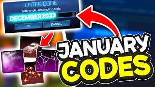 NEW JANUARY Redeem Codes In Rocket League [upl. by Zug]