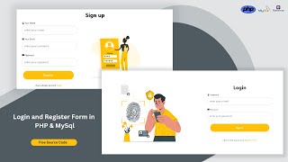 Login Page With Authentication Using PHP amp MYSQL [upl. by Ecidnarb53]