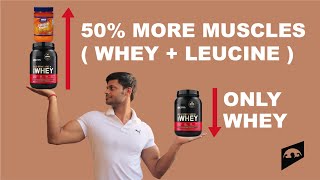 CAN LEUCINE BUILD MUSCLE FASTER  SHOULD YOU ADD EXTRA LEUCINE IN YOUR WHEY [upl. by Anevad]