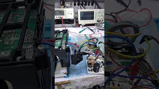 Haier Dc inverter ac F8 E7 error code outdoor pcb Dc inverter ac pcb training center Ustad Babar [upl. by Esetal]