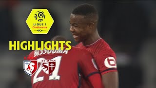 LOSC  FC Metz  31   Highlights  LOSC  FCM  201718 [upl. by Ahsiemak]