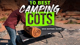 BEST CAMPING COTS 7 Camping Cots 2023 Buying Guide [upl. by Mehalek970]