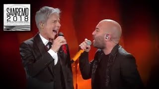 Sanremo 2018  I Negramaro e Claudio Baglioni duettano con “Poster” [upl. by Greer]