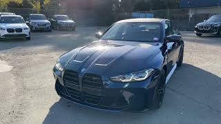 Tour the 2024 M3 Competition xDrive in Tanzanite Blue  4K [upl. by Hauhsoj]