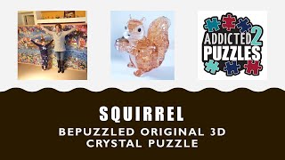 Squirrel 3D Crystal Puzzle by Bepuzzled Instructions [upl. by Wivinia]