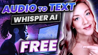 Transcribe Audio to Text for FREE  Whisper AI StepbyStep Tutorial [upl. by Ainslee583]