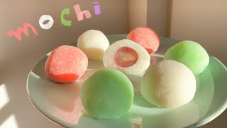 How to Make Mochi Without Glutinous Rice  Mochi Recipe With GlutenFree Rice Flour 🍡 [upl. by Ai]