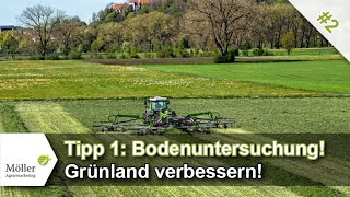 Grünland verbessern Tipp 1  Bodenuntersuchung nach CAL oder EUF Grünlandprofi Hans Koch BayWa 2 [upl. by Adrien]