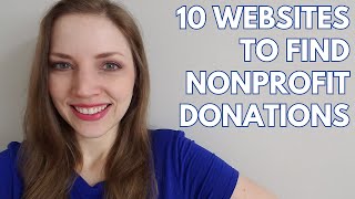 10 Sites to Find Donations and Donors  Nonprofit Fundraising [upl. by Enia]