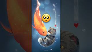 Save Beautiful Fish  ❣️🥺 shorts cats cat [upl. by Tia41]