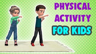 Physical Activities For Kids Get Active At Home [upl. by Breger]