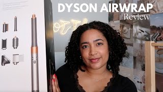 Dyson Airwrap on Curly Hair  Complete Long Diffuse [upl. by Asquith540]