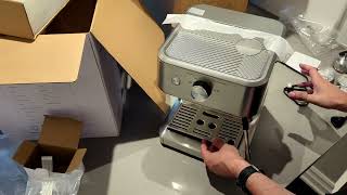 Gevi Ezbru Espresso Machine ECMC0 unboxing  full [upl. by Trebled976]