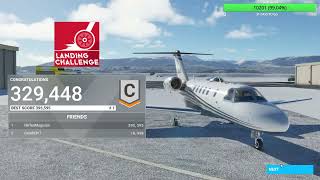 LANDING CHALLENGE  Cessna CJ4  Jackson hole [upl. by Ennaylime]