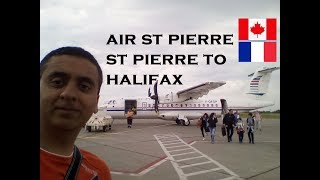 Air SaintPierre  St Pierre FSP to Halifax YHZ [upl. by Derfniw]