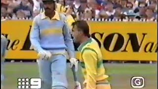 1986 Australia v India Second ODI Final Benson amp Hedges World Series Cup cricket [upl. by Niamrahc]