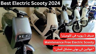 Evee Electric Scooty Karachi 2024  Prices and Description [upl. by Ajuna933]