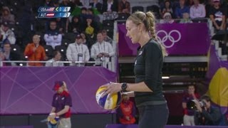 Womens Beach Volleyball Preliminary Round  USA v AUT  London 2012 Olympics [upl. by Anneliese344]