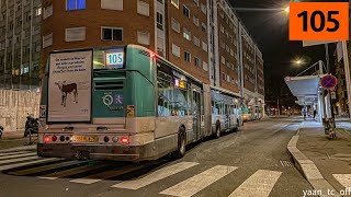 Ligne 105 FULL KICKDOWNCITELIS 18 1829 60kmh [upl. by Eidak]