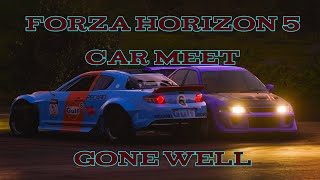 Forza Horizon 5 Car Meet Gone Well Collaboration with ‎‎Zgadventure [upl. by Ellekram841]