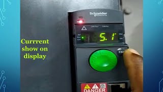 How to check motor load current atv320 VFD  Show on display [upl. by Stegman833]