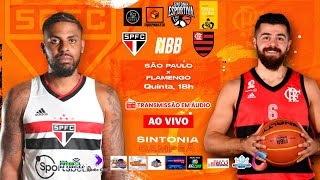 SÃO PAULO x FLAMENGO  NBB 202324  Ao Vivo [upl. by Ger]