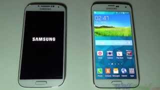 Samsung Galaxy S5 Vs Samsung Galaxy S4 Restart Time [upl. by Rehpotsirhk]