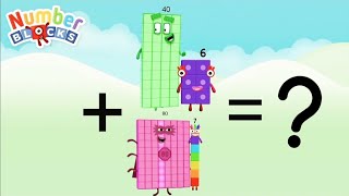 Two Digit Addition Numberblocks  Fanmade  Learn to Add [upl. by Nyrret]