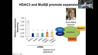 Using histone deacetylase 3 inhibition by Bob Lahue  EHDN2021 Day 1 [upl. by Oznecniv]