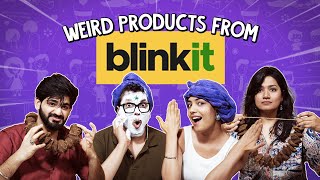 We Tried Weird Products From BLINKIT  Ok Tested [upl. by Artenra]