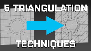 3Ds Max  5 Techniques to Triangulate your Mesh [upl. by Salem]