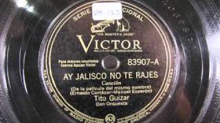 Vintage Latin Music  AY JALISCO NO TE RAJES by Tito Guizar [upl. by Elleinet390]