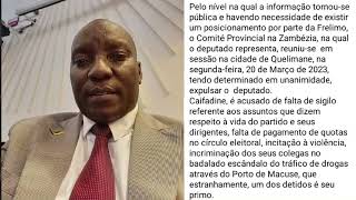 Deputado da Frelimo Caifadine Manasse Acusado de “tráfico de droga ” em Moçambique [upl. by Buyers]