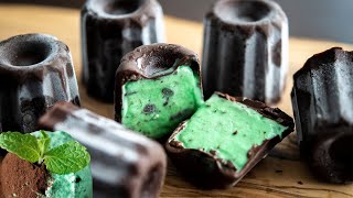 How to make Canele Chocolate mint ice cream [upl. by Court]