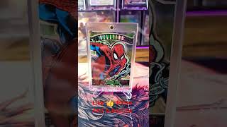 SPIDER MAN FLEER MIDNIGHT SONS HELL FIRE 🔥 collector marvel marvelcards pokemoncards [upl. by Nodnrb]