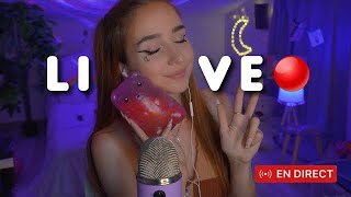 ASMR 3H de LIVE pour DORMIR 🌙 [upl. by Nanette630]