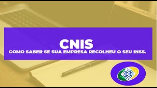 Como Baixar e salvar o Extrato Do CNIS Cadastro Nacional de Informações Sociais Em Seu Computador [upl. by Eeresed]