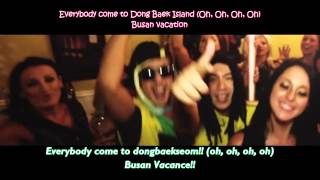 Haha and Skull  Busan Vacance MV with lyric [upl. by Brunk]