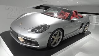 Porsche Boxster Anniversary Model 25 years 982  25 years of Boxster  Porsche Museum Stuttgart [upl. by Fern395]